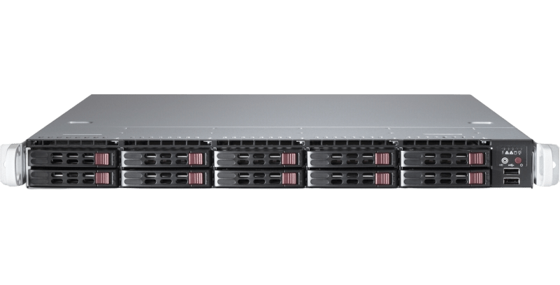 Сервер Supermicro SYS-1028R CSE-116 noCPU X10DRW-iT 16хDDR4 softRaid IPMI 2х750W PSU Ethernet 2 2х10Gb/s 10х2,5" BPN SAS116TQ FCLGA2011-3 (3)