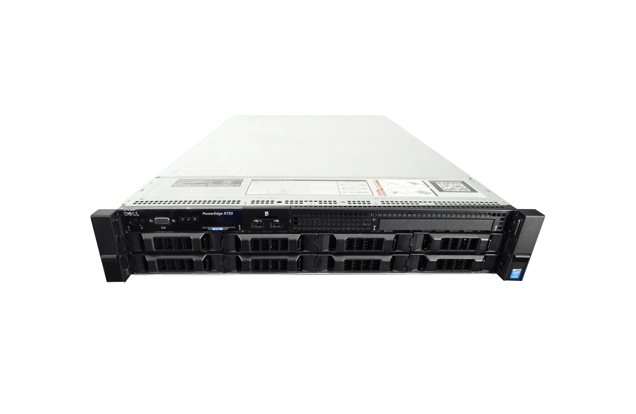 Сервер Dell PowerEdge R730 noCPU 24хDDR4 H730 iDRAC 2х750W PSU SFP+ 4х10Gb/s 8х3,5" FCLGA2011-3