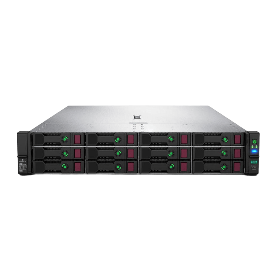 Сервер HP DL380 G10 noCPU 24хDDR4 softRaid P408i iLo 2х750W PSU Ethernet 4х1Gb/s 12х3,5" NVMe FCLGA3647