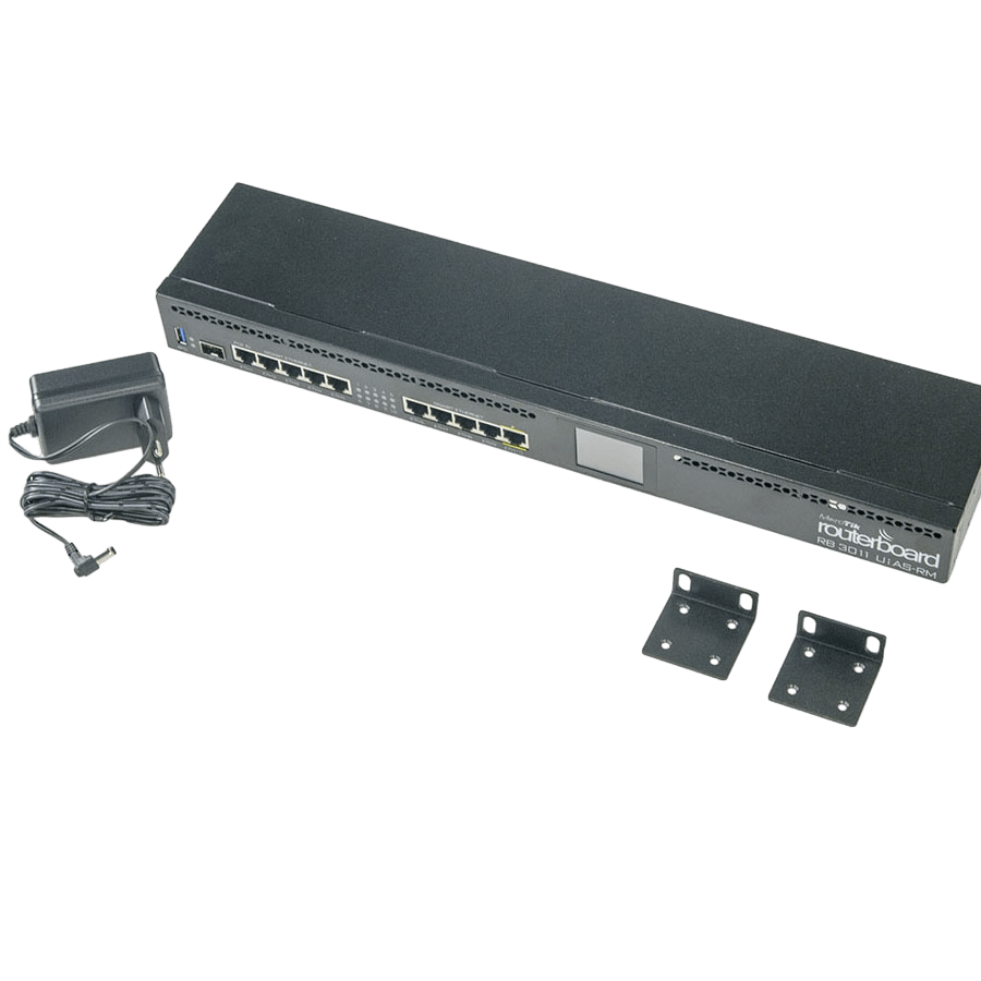 Маршрутизатор 1000M 10PORT 1SFP RB3011UIAS-RM MIKROTIK