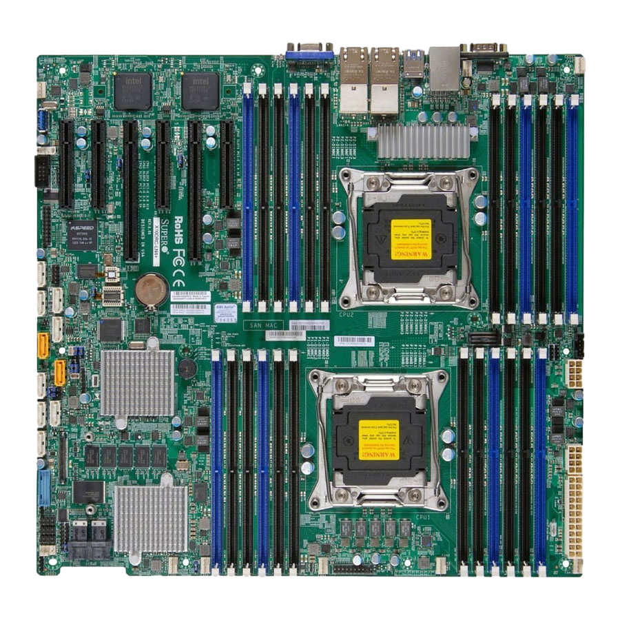 Материнская плата Supermicro X9DRI-LN4F+ rev 1.10 FCLGA2011