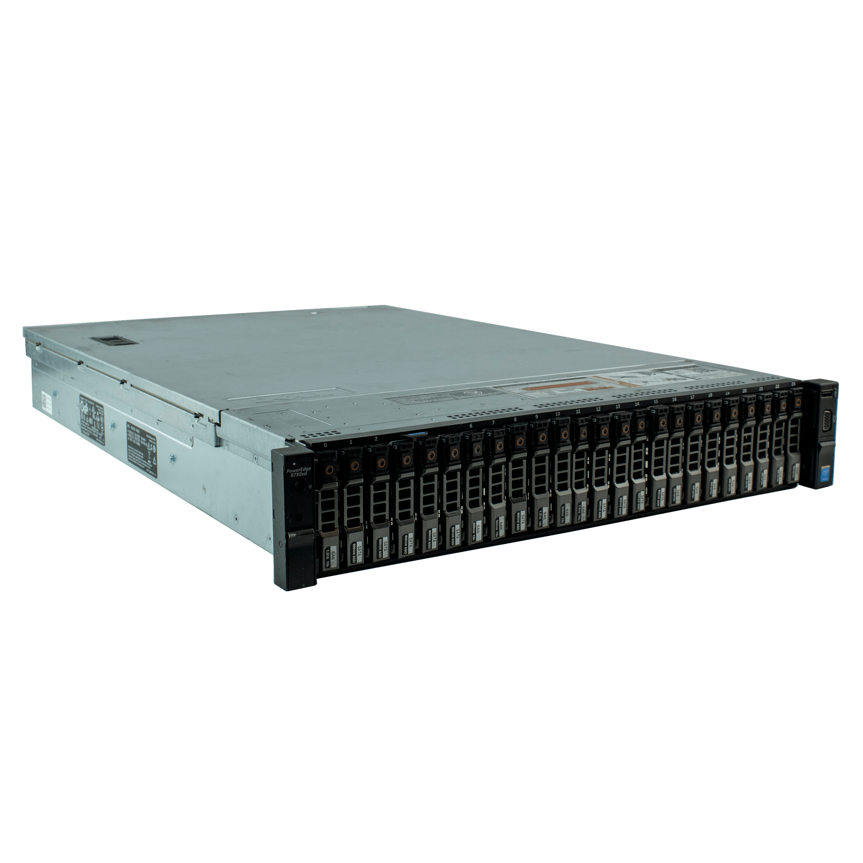Сервер Dell PowerEdge R730xd noCPU 24хDDR4 H730 iDRAC 2х1100W PSU SFP+ 2x10Gb/s + Ethernet 2х1Gb/s 24х2,5" FCLGA2011-3 (3)