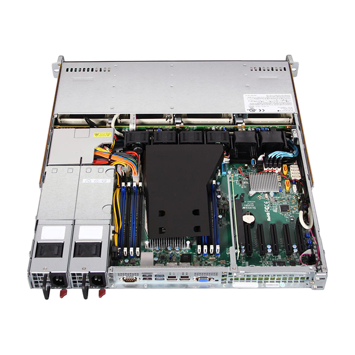 Сервер Supermicro SYS-5018R-MR CSE-813MFTQ noCPU X10SRi-F 8хDDR4 softRaid IPMI 2х400W PSU Ethernet 2х1Gb/s 4х3,5" BPN SAS815TQ FCLGA2011-3 (6)