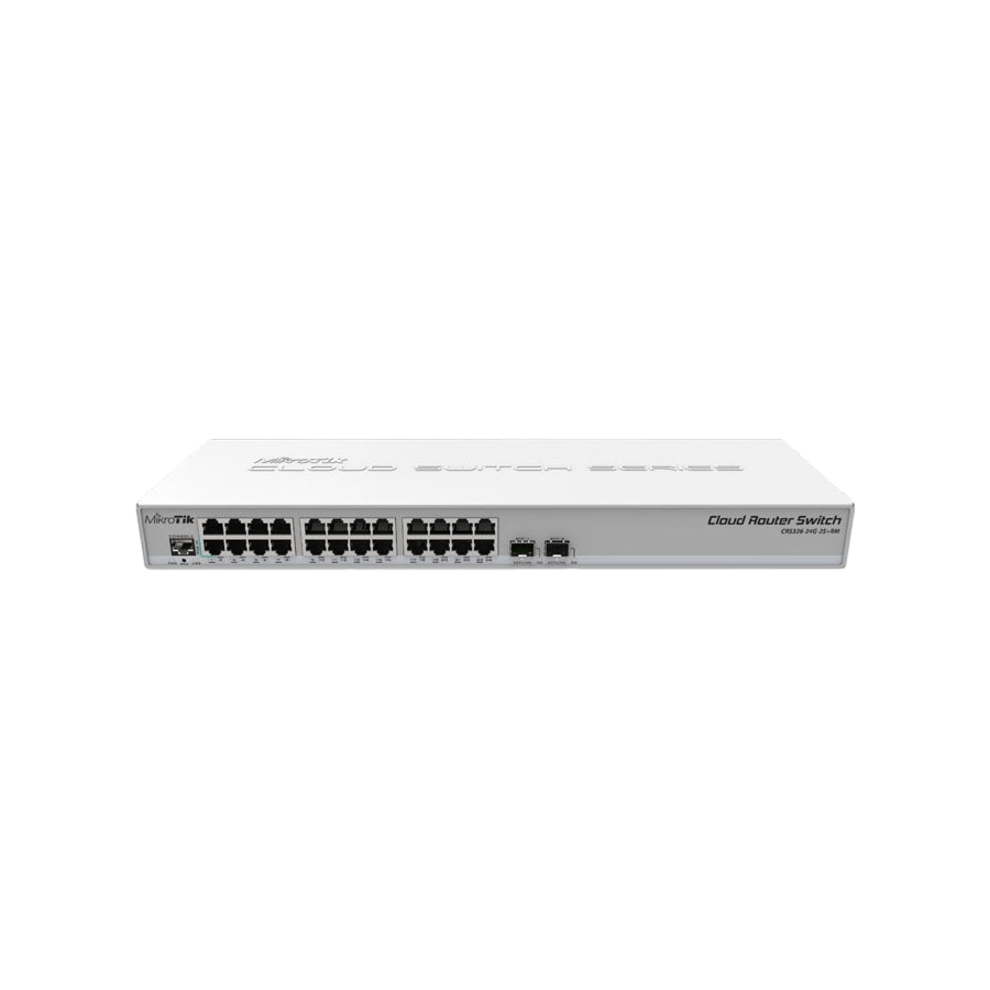 Коммутатор Mikrotik CSS326-24G-2S+RM