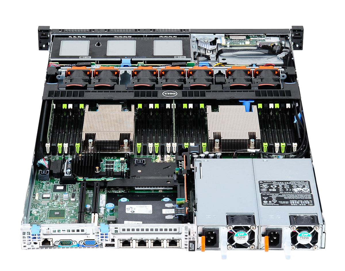 Сервер DELL R630 8x2.5 RAID H730p mini 2x Riser PSU 2x750W (3)
