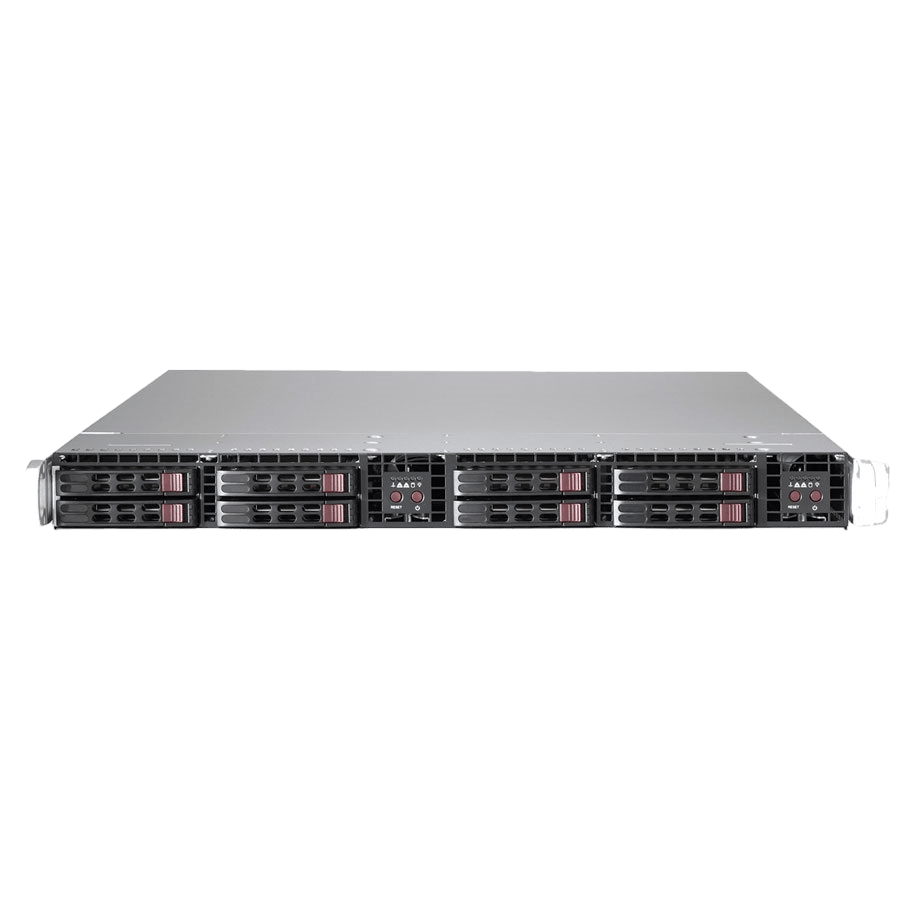 Сервер Supermicro SYS-1028 CSE-119U noCPU X10DRU-i+ 24хDDR4 softRaid IPMI 2х750W PSU noEthernet 1х1Gb/s 10х2,5" BPN SAS3-116-AN2 FCLGA2011-3
